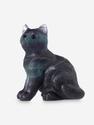 Кошка из флюорита, 7,5х6,5х5 см, 32938, фото 1