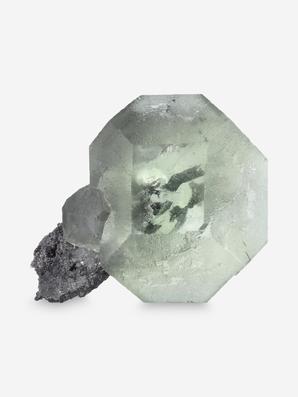 Флюорит, кристалл в пластиковом боксе 4,8х3,8х3,6 см