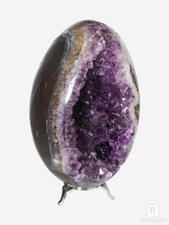 Яйцо из аметиста с жеодой, 17,5х11,1х9,7 см, 32931, фото 1
