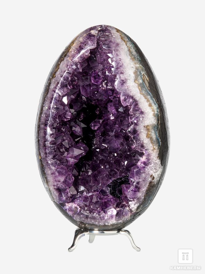 Яйцо из аметиста с жеодой, 17,5х11,1х9,7 см, 32931, фото 5