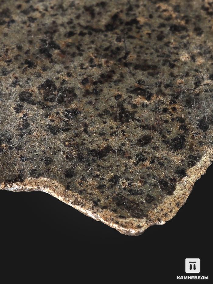 Марсианский метеорит NWA 6963, пластина 4,2х2,4х0,1 см, 32991, фото 4