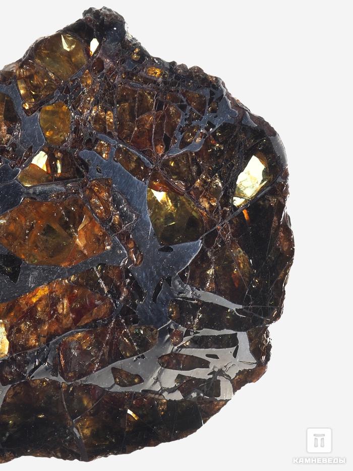 Метеорит Сеймчан с оливином, пластина 2,6х2,1х0,2 см (4-5 г), 9049, фото 5