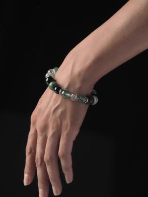 OXINYA Браслет «Первая зелень» из разных камней