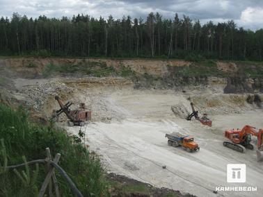 Вид на южную часть карьера Пески