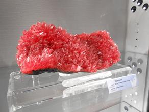 Родохрозит. Фото сделано на минералогической выставке "Mineralientage München 2012" в Мюнхене.